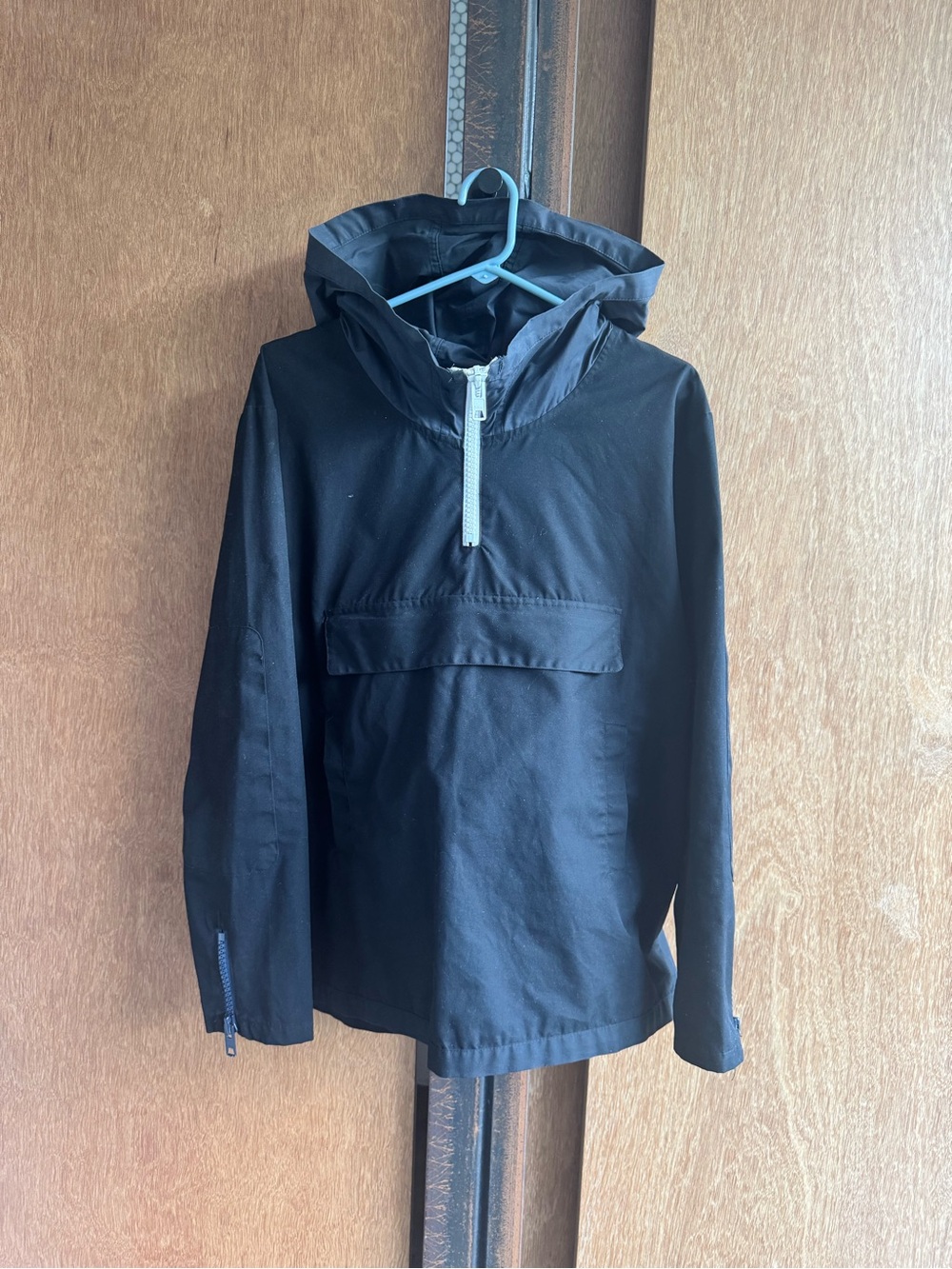 Timo Weiland Black Hooded Anorak Jacket - M